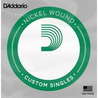 D'Addario SXL080 XL Nickel Wound Отдельная струна для бас-гитары, никелированная, .080