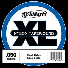 D'Addario TWB050 Tapewound Отдельная струна для бас-гитары, нейлоновая оплетка, 050