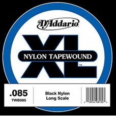 D'Addario TWB085 Tapewound Отдельная струна для бас-гитары, нейлоновая оплетка, 085