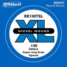 D'Addario XB130TSL Nickel Wound Tapered Отдельная струна для бас-гитары, .130, Super Long Scale