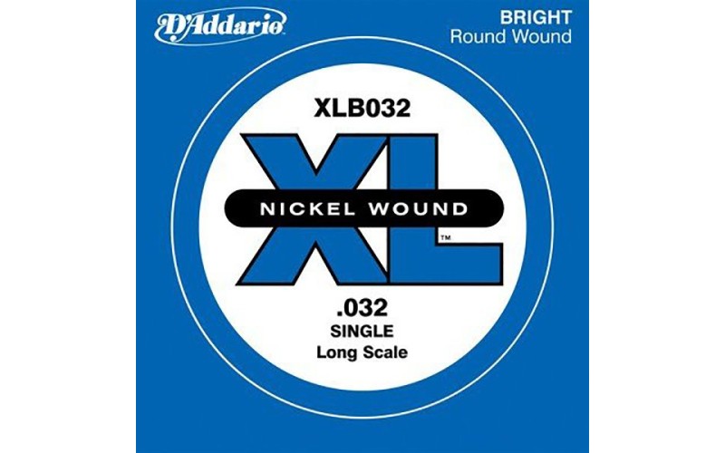 D'ADDARIO XLB032 - одиночная струна для бас-гитары, 032