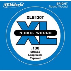 D'Addario XLB130T Nickel Wound Tapered Отдельная струна для бас-гитары, никелированная, .130