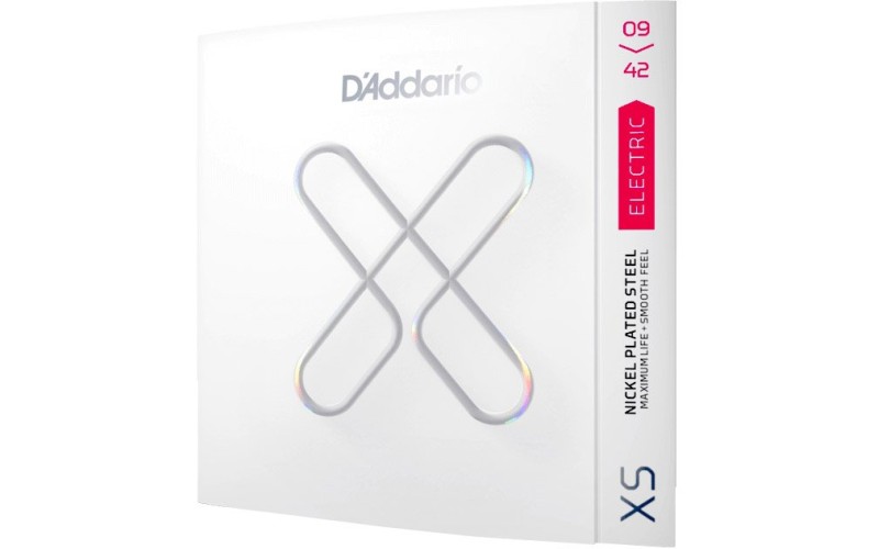 D'Addario XSE0942 XS Nickel Комплект струн для электрогитары, никелированные, 9-42, с покрытием