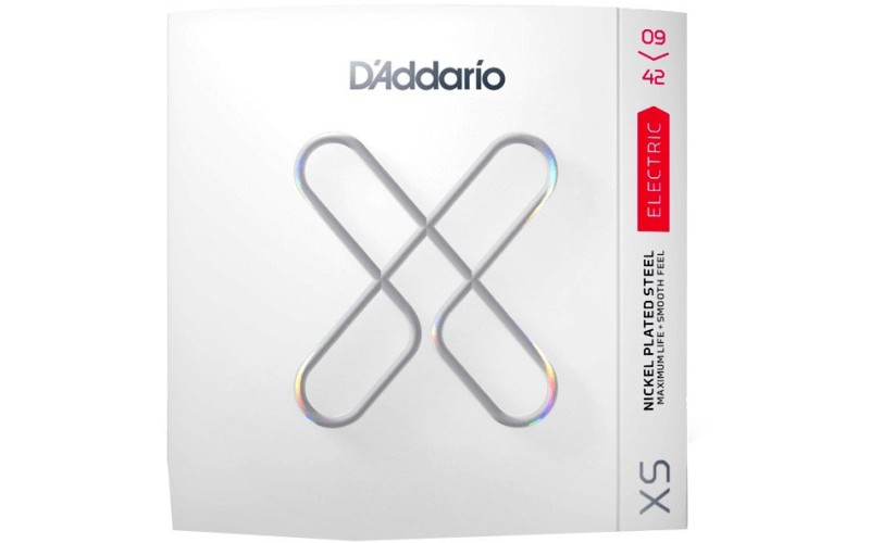 D'Addario XSE0942 XS Nickel Комплект струн для электрогитары, никелированные, 9-42, с покрытием