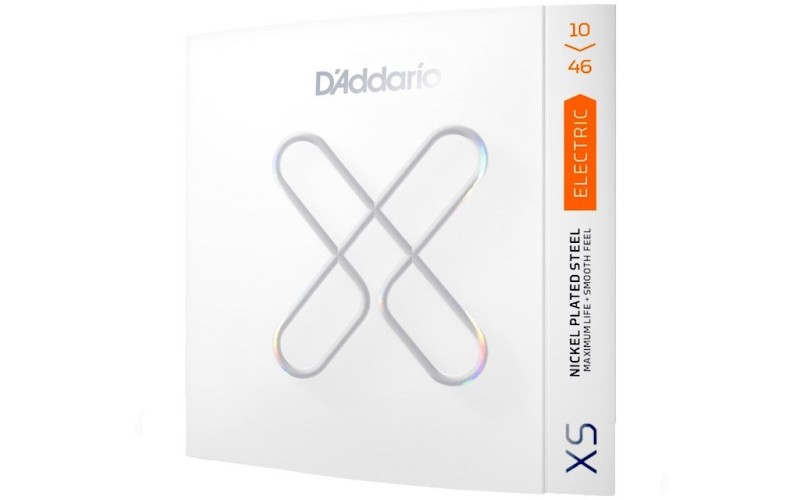 D'Addario XSE1046 XS Nickel Комплект струн для электрогитары, никелированные, 10-46, с покрытием