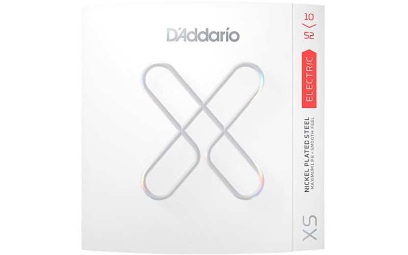 D'Addario XSE1052 XS Nickel Комплект струн для электрогитары, никелированные, 10-52, с покрытием