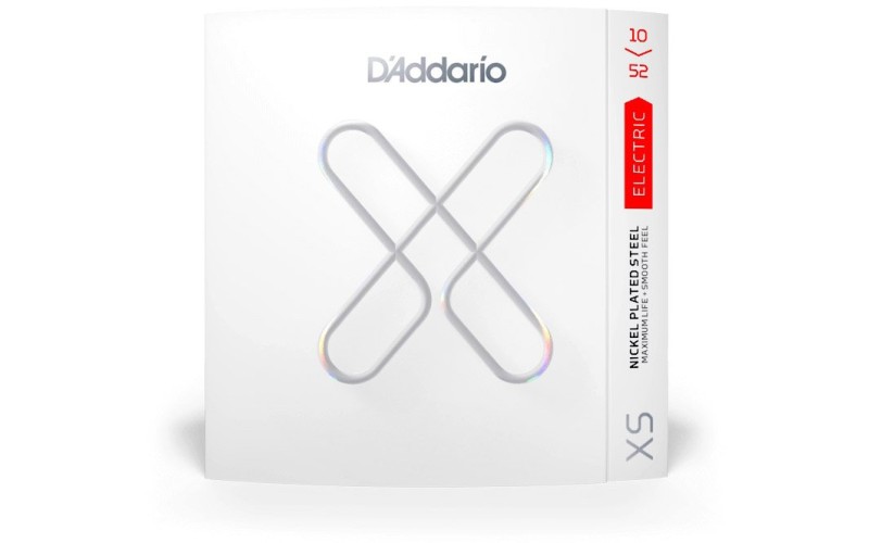 D'Addario XSE1052 XS Nickel Комплект струн для электрогитары, никелированные, 10-52, с покрытием