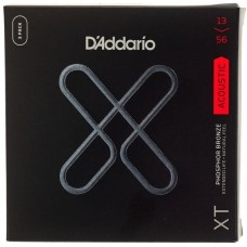 D'Addario XTAPB1356-3P Струны для акустической гитары, фосф.бронза, 13-56, с покрытием, 3 комплекта