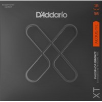 D'Addario XTAPB1656 XT Комплект струн для акустической гитары, фосф.бронза, 16-56, с покрытием
