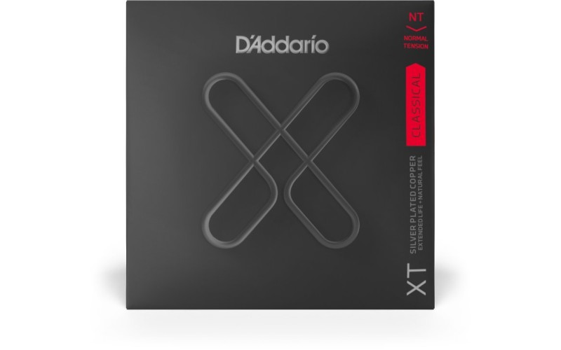 D'ADDARIO XTC45 струны для классической гитары с супертонким защитным покрытием, натяжение Medium