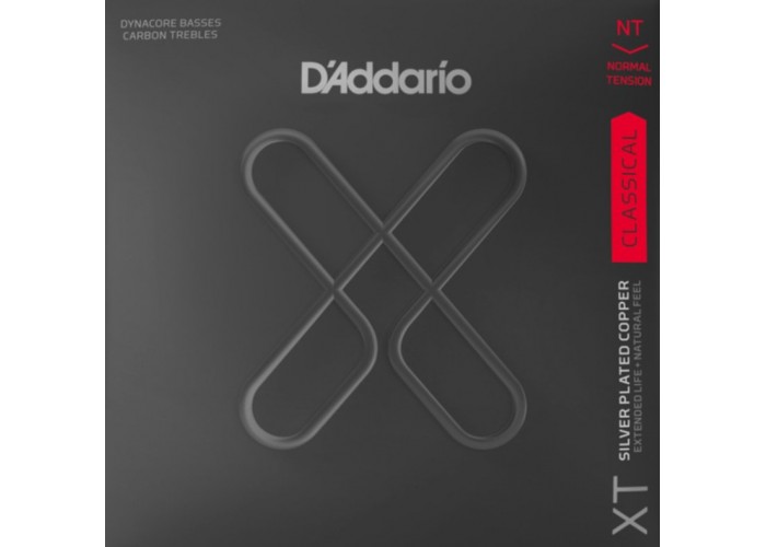D'Addario XTC45FF XT Комплект струн для классической гитары, посеребр., норм.натяжение, с покрытием
