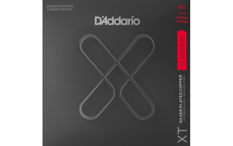 D'Addario XTC45FF XT Комплект струн для классической гитары, посеребр., норм.натяжение, с покрытием