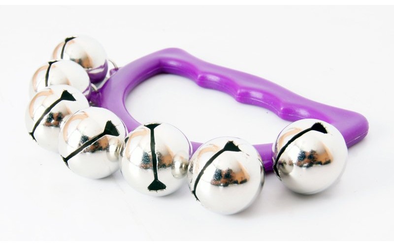 DADI HB07 Колокольчики круглые на ручке полукругом, 7 бубенцов