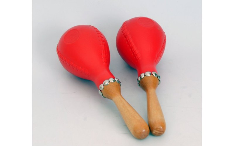 DADI MA02 Маракасы большие на ручке, из мягкого пластика, 2 штуки