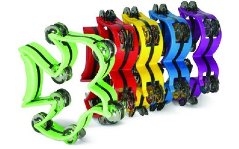 DADI MT10 Тамбурин голубь, пластиковый, 14 пар бубенцов