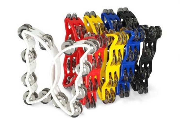 DADI MT7 Тамбурин бабочка, пластиковый, 24 пары бубенцов