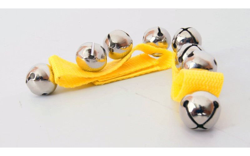 DADI WRB-420 Колокольчики круглые d20мм 4 штуки на ремешке на запястье