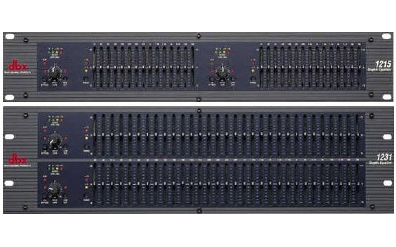 DBX 1215 - 2-канальный 2/3 октавный графический эквалайзер
