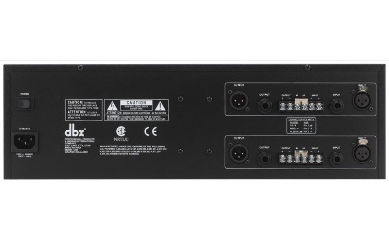 DBX 1231 - 2-канальный 1/3 октавный графический эквалайзер