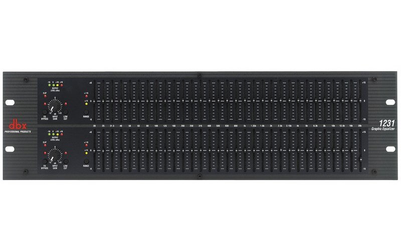 DBX 1231 - 2-канальный 1/3 октавный графический эквалайзер