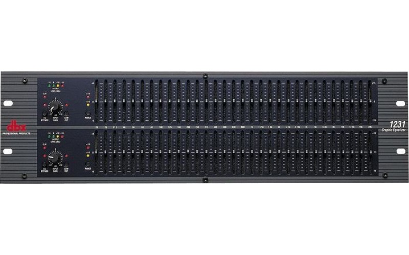 DBX 1231 - 2-канальный 1/3 октавный графический эквалайзер