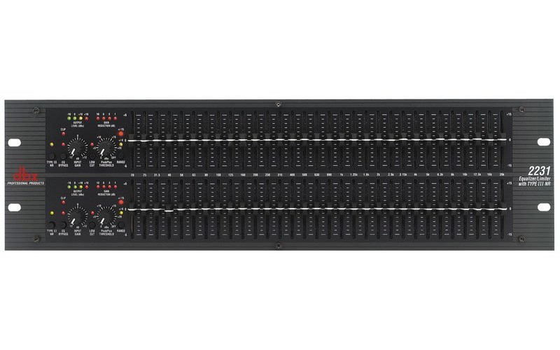 DBX 2231 - 2-канальный 1/3 октавный графический эквалайзер