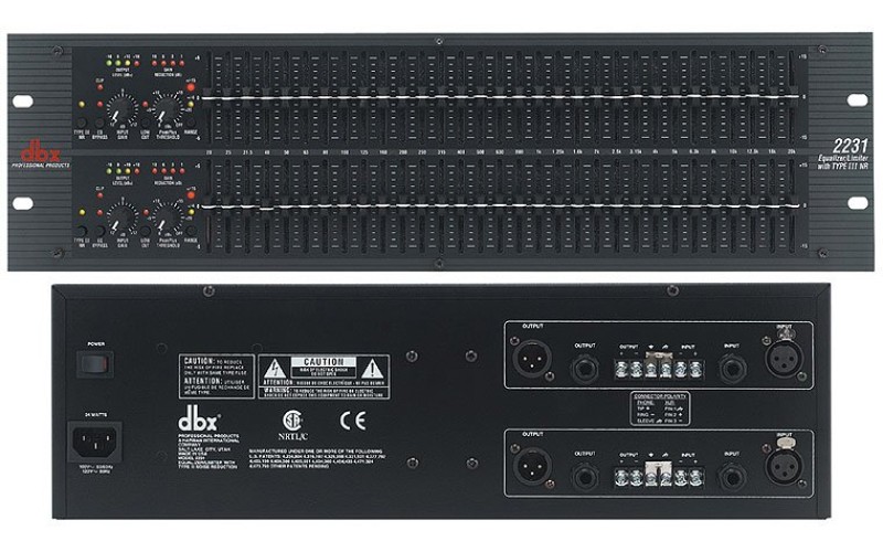 DBX 2231 - 2-канальный 1/3 октавный графический эквалайзер