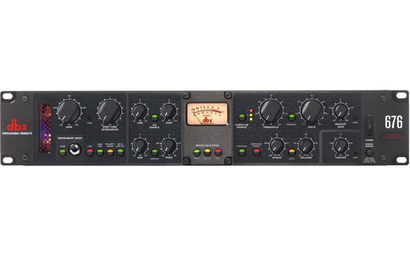 dbx 676 ламповый одноканальный микрофонный предусилитель/компрессор