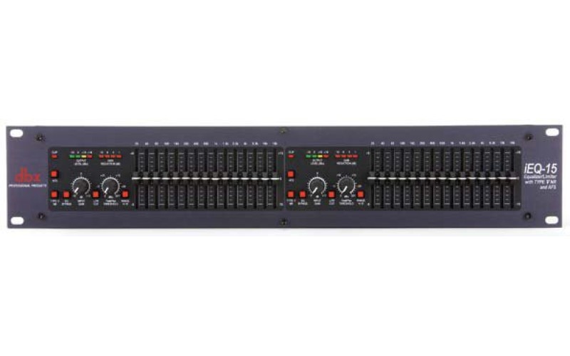 DBX IEQ15 Двухканальный 2/3 октавный графический эквалайзер