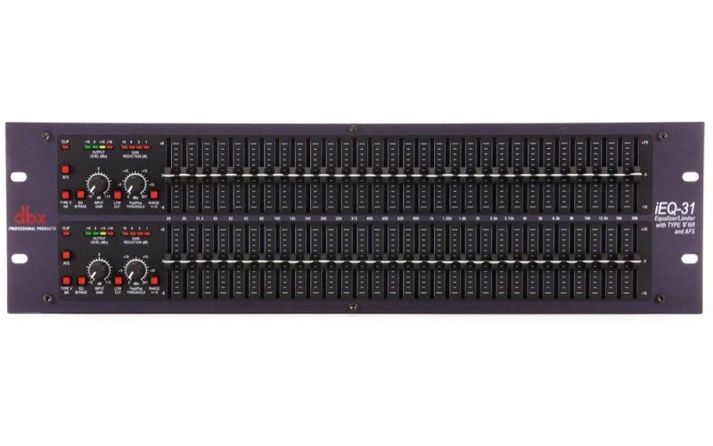 DBX IEQ31 Двухканальный 1/3 октавный графический эквалайзер