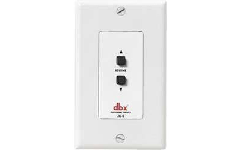 DBX ZC-6 Настенный двухклавишный программируемый зонный регулятор громкости