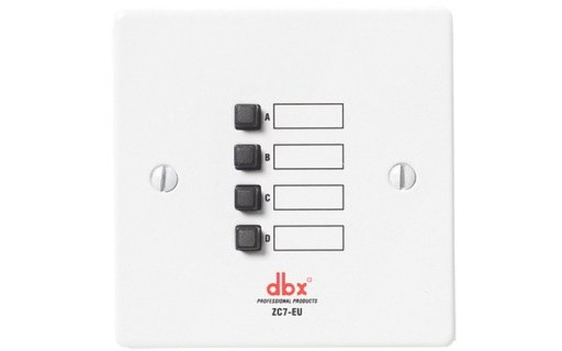 DBX ZC-7 Настенный программируемый селектор микрофонных сообщений