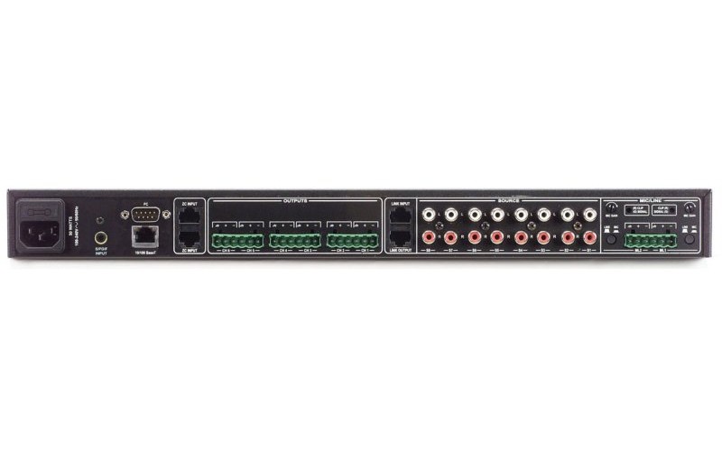 dbx ZonePro 1260 - аудио процессор для многозон. систем.12 вх.-2 балан. мик/лин Phoenix, 8 RCA, S/PD