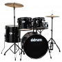 Ddrum D120B MB - удар. установка (2 кор): 5 бараб., 2 тарелки, стойки, педаль, палочки, цвет-черный