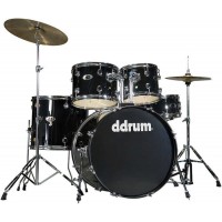 Ddrum D2 MB - удар. установка (2 коробки): 5 бараб., 2 тарелки, стойки, педаль, палочки, цвет-черный
