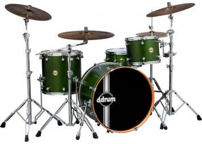 Ddrum PMR 424 PBLK - ударная установка (2 коробки), 4 бараб.,клен, без стоек, тарел. и стула