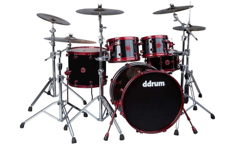 Ddrum REFLEX 522 BLK RED - ударная установка (2 коробки) 5 барабанов ( без тарелок и Hardware)