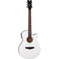 DEAN AX PE CWH - электроакустическая гитара с вырезом, цвет белый