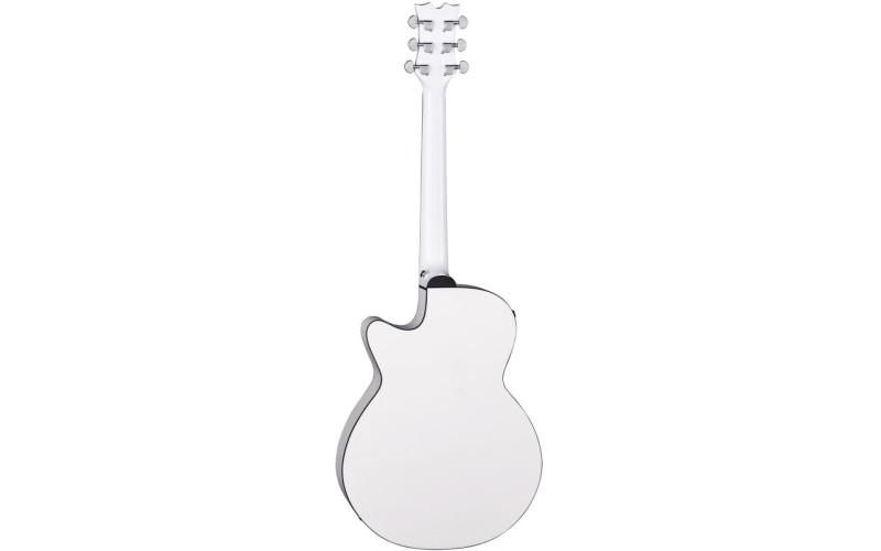 DEAN AX PE CWH - электроакустическая гитара с вырезом, цвет белый