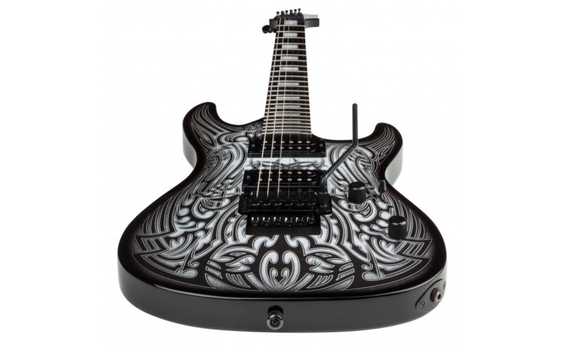DEAN C450F CUSTOM FLOYD - электрогитара, серия Custom, 24 лада, Floyd Rose, HH, графика Graphyte