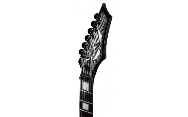 DEAN C450F CUSTOM FLOYD - электрогитара, серия Custom, 24 лада, Floyd Rose, HH, графика Graphyte