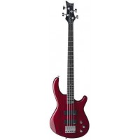 DEAN E1 TRD - бас-гитара, серия Edge 1, 24 лада, менз.34, HH, 1V+1T, цвет прозрачный красный