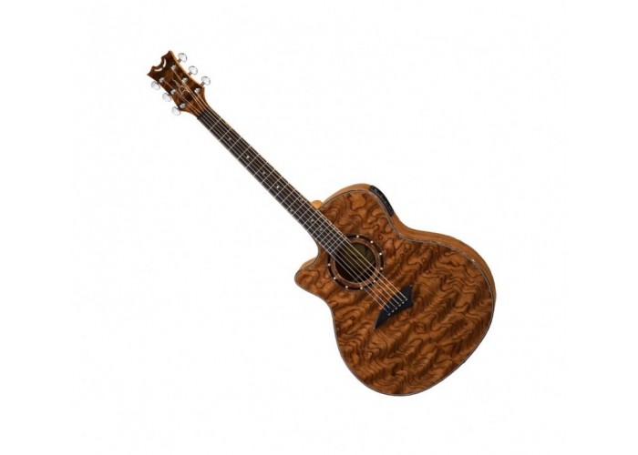 DEAN EXOTICA A/E BUBINGA WOOD - электроакуст. гитара левосторонняя, корпус бубинга, цвет натуральный