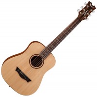 DEAN FLY SPR - акустическая гитара, 3/4, ель,  чехол, цвет натуральный матовый