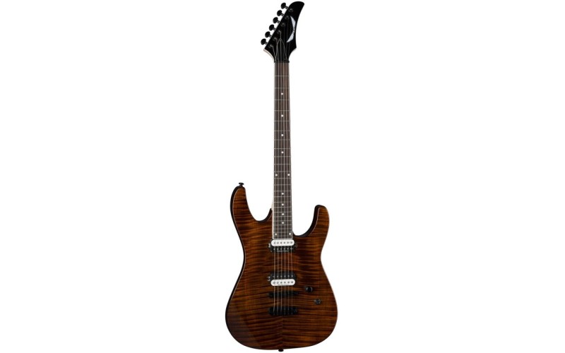 DEAN MD24 FM TGE - электрогитара,flame top, H+H, 24 лада,махагон,цвет:тигровый глаз