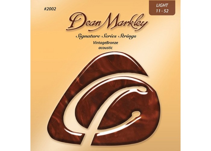 DEAN MARKLEY 2002 - VINTAGE BRONZE ACOUSTIC,струны для акустической гитары, бронза 85/15
