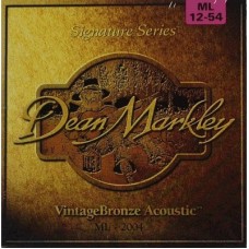 DEAN MARKLEY 2004 Vintage Bronze ML - Струны для акустической гитары 012-054