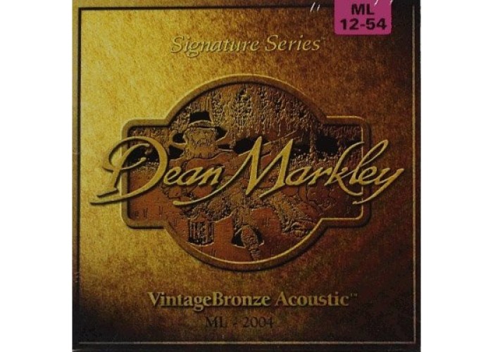 DEAN MARKLEY 2004 Vintage Bronze ML - Струны для акустической гитары 012-054