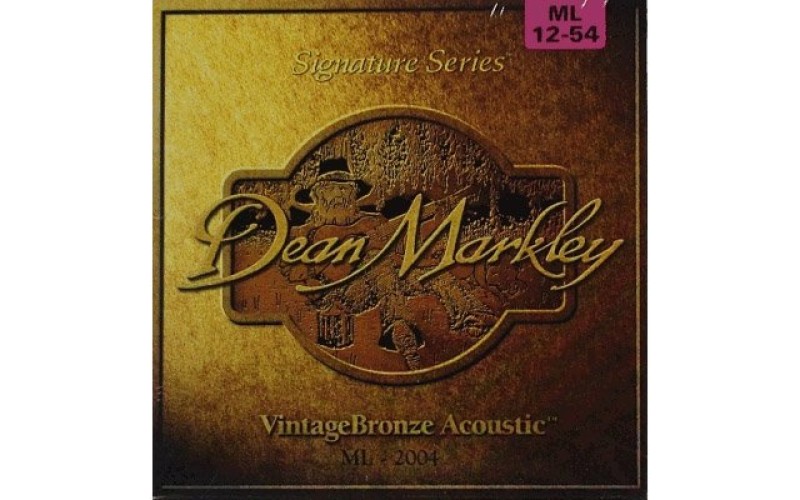 DEAN MARKLEY 2004 Vintage Bronze ML - Струны для акустической гитары 012-054