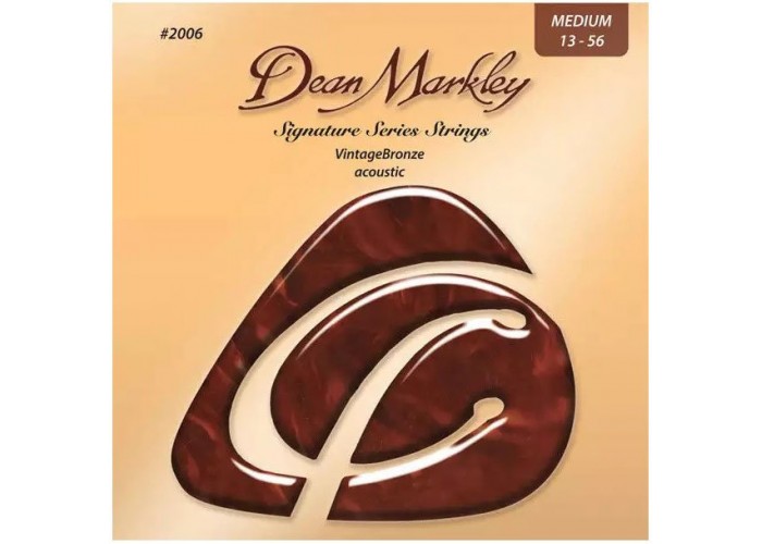 DEAN MARKLEY 2006 - Струны для акустической гитары, серия Vintage Bronze, калибр Medium 13-56